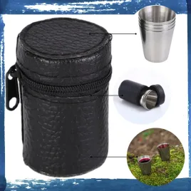 4x-kieliszki-stalowe-turystyczne-30-ml-4-szt-etui-biwak-survival