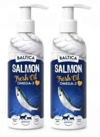 baltica-salmon-fresh-oil-omega-3-olej-z-lososia-dla-psa-i-kota-2x200ml