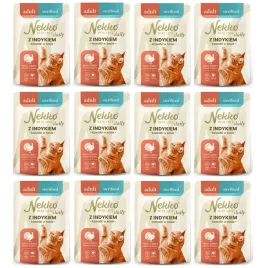 nekko-daily-kot-adult-sterilised-indyk-kawalki-w-sosie-12x85g