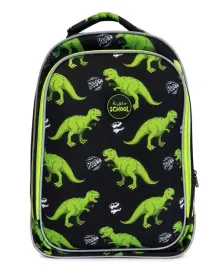 plecak-szkolny-backpack-kayet-dinozaury-zielone-dino-usztywniany-odblaski