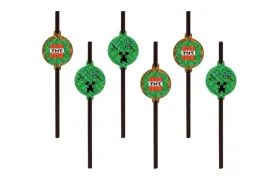 slomki-proste-urodzinowe-piksele-6-szt-20-cm-gra-pixele-kwadratowy-swiat