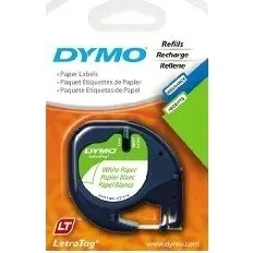 tasma-dymo-letratag-12mm-4m-papierowa-biala