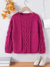 shein-rozowy-sweter-splot-zt2-140-146cm