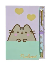 notes-pusheen-z-dlugopisem-twarda-oprawa-6-kompletow-karteczek