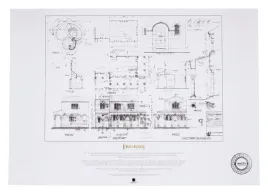 plakat-lord-of-the-rings-blueprint-dziedziniec-minas-tirith-59x42-cm