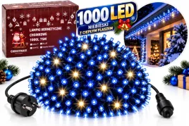 lampki-swiateczne-1000-led-605-m-niebieskie-cieply-bialy-flash-zewnetrzn