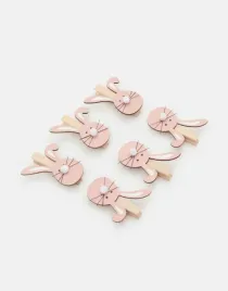 sinsay-drewniane-klamerki-kroliki-6-pack-cde-b21-4x5cm