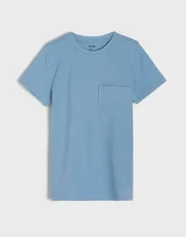 sinsay-niebieski-t-shirt-kieszen-ymz-b21-110