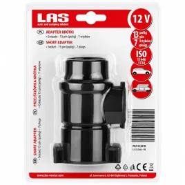 adapter-przyczepy-las-eal-13-7-pin-krotki-obrotowy-czarny