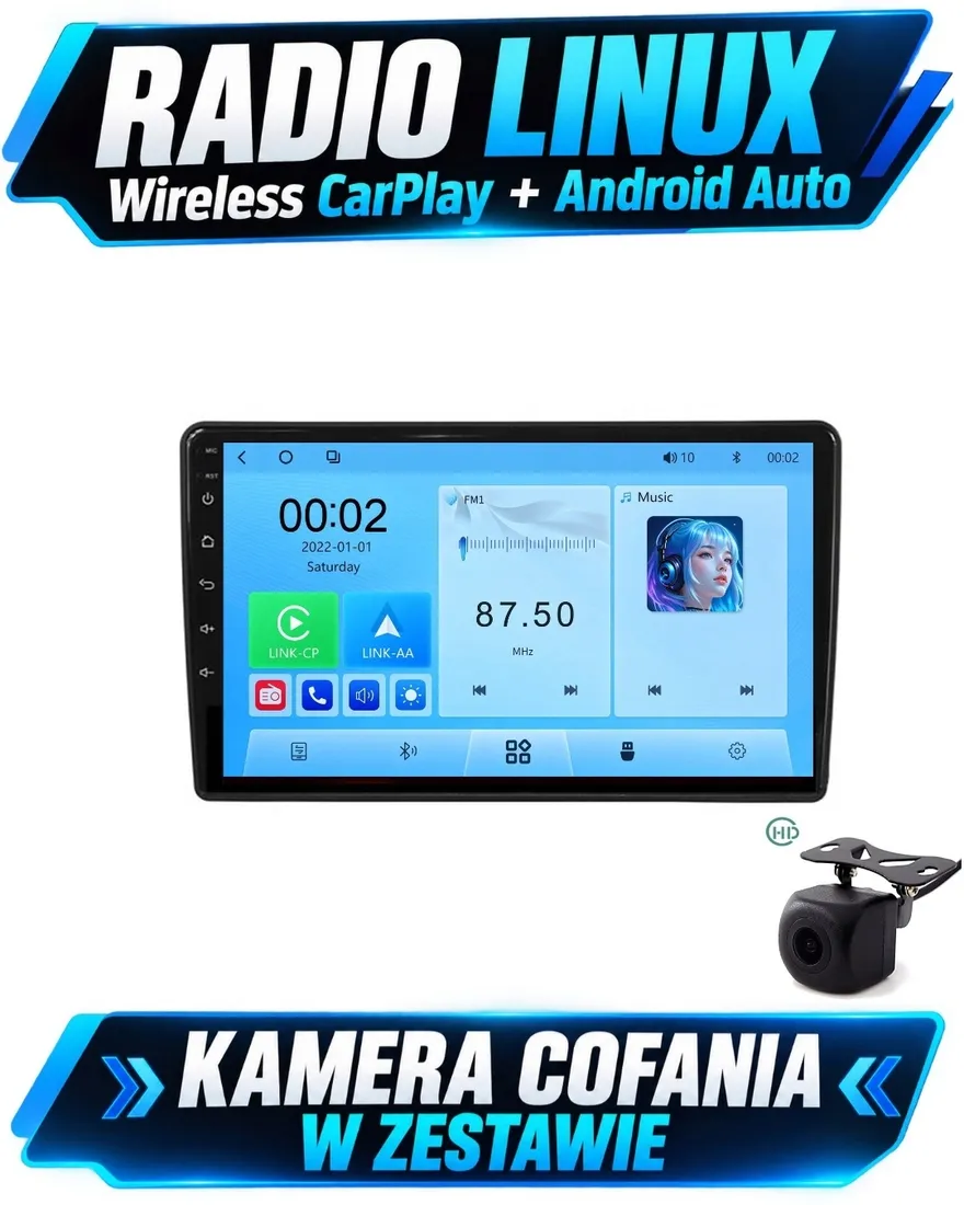 radio-linux-do-ford-focus-2005-2008-carplay-android-auto-kamera-stan-nowy