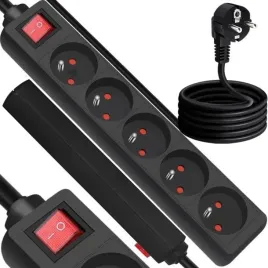 przedluzacz-elektryczny-listwa-100percent-miedziany-gruby-kabel-5-gniazd-3m