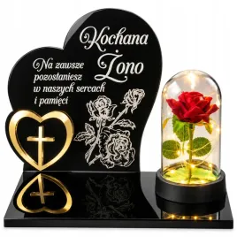 dekoracja-na-grob-grawerowany-znicz-podstawka-na-cmentarz-roza-dla-zony