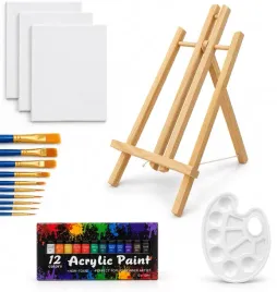 zestaw-malarski-sztaluga-12-farb-akrylowych-pedzle-plotna-paleta-27el-ml27