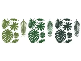 dekoracje-aloha-liscie-tropikalne-zielone-21szt
