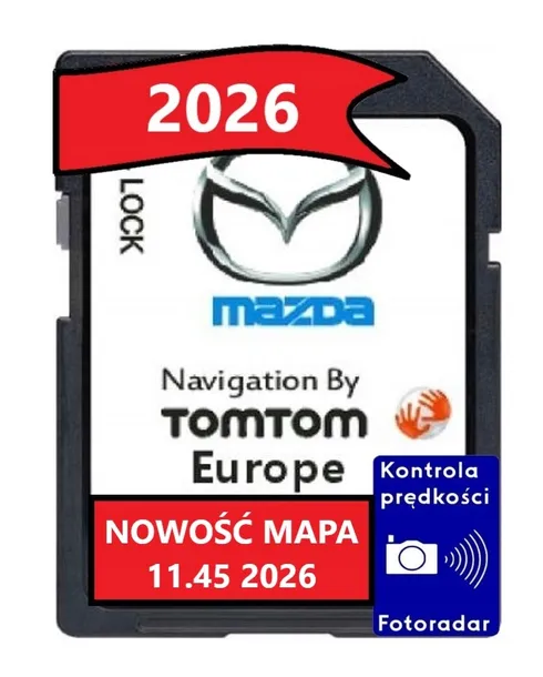 MAPA MAZDA NB1 EUROPA 2026 LEKTOR PL 2 3 5 6 CX-5 CX-9