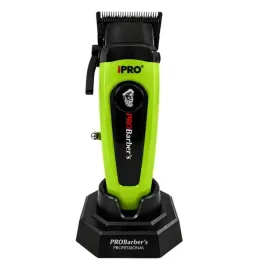 ipro-probarber-s-bezprzewodowa-maszynka-do-strzyzenia-wlosow-zielona-s1095
