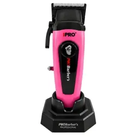 ipro-probarber-s-bezprzewodowa-maszynka-do-strzyzenia-wlosow-rozowa-s1095