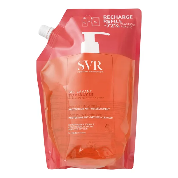 SVR TOPIALYSE GEL LAVANT ŻEL DO MYCIA CIAŁA 1000 ML WKŁAD UZUPEŁNIAJĄCY