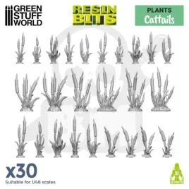 3d-printed-set-cattails-plants-rosliny-30-szt