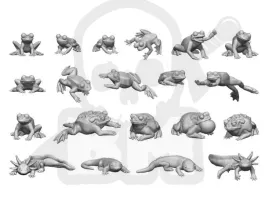 3d-printed-frogs-and-toads-zaby-i-ropuchy-20-szt