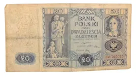 stary-banknot-kolekcjonerski-polska-20-zl-1936