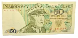 stary-banknot-kolekcjonerski-polska-50-zl-1988