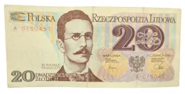 stary-banknot-kolekcjonerski-polska-20-zl-1982