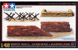 1-48-tamiya-32508-brick-sandbag-barricade-set