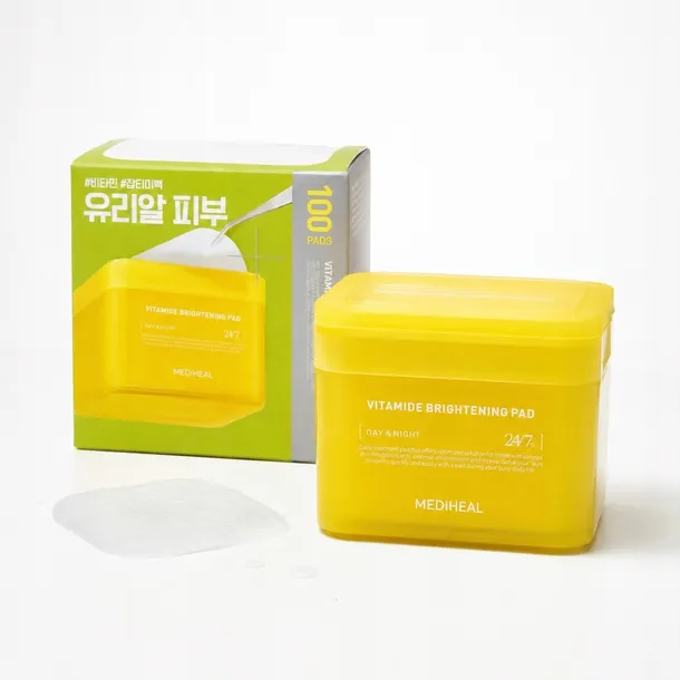 MEDIHEAL COLLAGEN AMPOULE PAD 90 SZT. – UJĘDRNIAJĄCE I NAWILŻAJĄCE PŁATKI TONIZUJĄCE