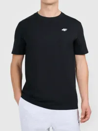 t-shirt-bawelniany-meski-czarny-4f-koszulka-4xl