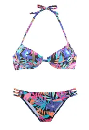 haloo-komplet-bikini-w-kolorowe-liscie-czarny-34a