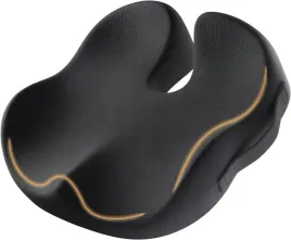 poduszka-na-krzeslo-biurowe-pianka-memory-u-czarna-ergonomiczna