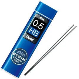 grafity-do-olowka-automatycznego-rysiki-wklady-pentel-ain-stein-05-mm-hb