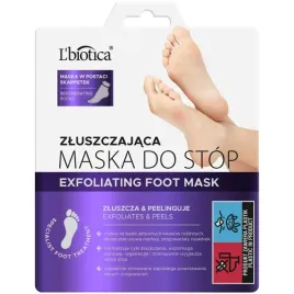 l-biotica-peelingujaca-zluszczajaca-maska-do-stop-2-nasaczone-skarpetki