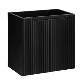 czarna-szafka-pod-umywalke-50cm-nowoczesna-ryflowana-matowa-2-drzwiowa-nova