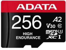 adata-karta-microsd-high-endurance-256gb-uhs1-u3-v30-a2-100-85mb-s-adapter