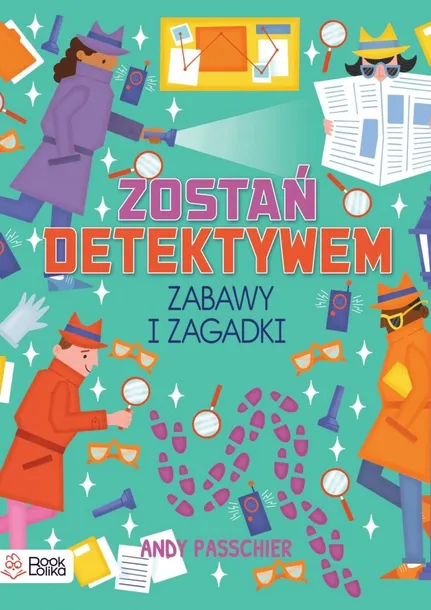 Zostań detektywem książka z zagadkami dla dzieci Bookolika