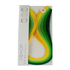 dekor-art-serwis-paski-do-quillingu-3-mm-42-cm-zolto-zielone-180-szt