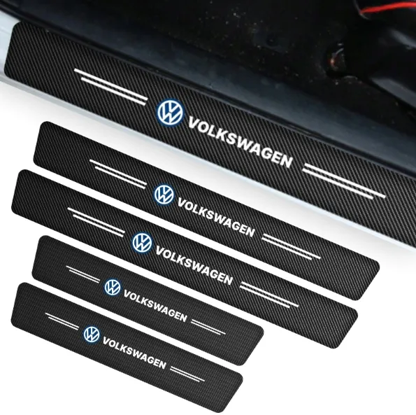 Osłona naklejki na progi Volkswagen Carbon