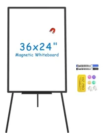 tablica-magnetyczna-suchoscieralna-flipchart-viz-pro-stojak-czarna-90x60