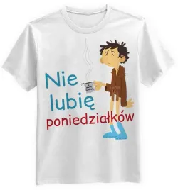 koszulka-meska-nie-lubie-poniedzialkow-biala-m