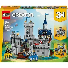 lego-creator-3w1-sredniowieczny-zamek-rycerzy-konnych-31168