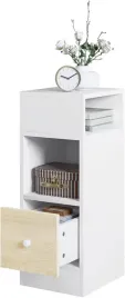 waska-szafka-nocna-boczna-pomocnicza-woltu-biala-dab-jasny-25-x-30-x-66-cm