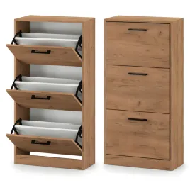szafka-na-buty-dab-craft-zloty-60-cm-uchylane-klapy