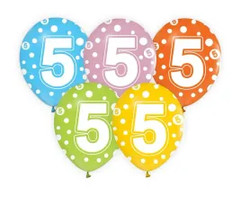 balony-urodzinowe-cyfra-5-pastelowe-30-cm-5-szt