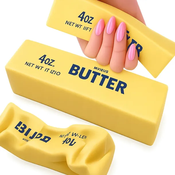 GNIOTEK ANTYSTRESOWY MASŁO SQUISHY BUTTER MIĘKKA SENSORYCZNA ZABAWKA