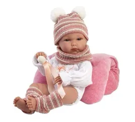 llorens-bimba-lalka-winylowa-35-cm-recznie-wykonana-z-ubrankiem-i-podusia