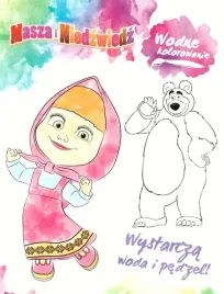 masza-i-niedzwiedz-wodne-kolorowanie-ksiazeczka-harperkids