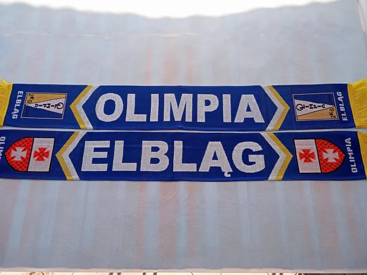 SZALIK,SZAL-OLIMPIA ELBLĄG- DWUSTRONNY,DZIANY.