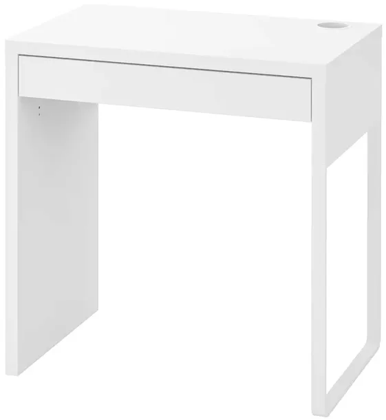 IKEA MICKE biurko 73x50x75 cm z szufladą BIAŁY